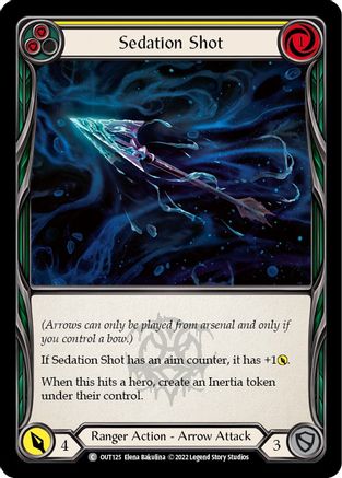 Sedation Shot (Yellow) [OUT125] (Outsiders)  Rainbow Foil-1