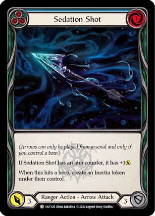 Sedation Shot (Blue) [OUT126] (Outsiders)  Rainbow Foil-1