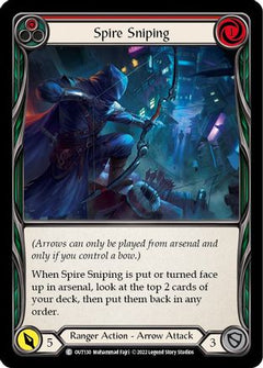 Spire Sniping (Red) [OUT130] (Outsiders)  Rainbow Foil-1