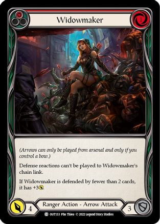 Widowmaker (Red) [OUT133] (Outsiders)  Rainbow Foil-1