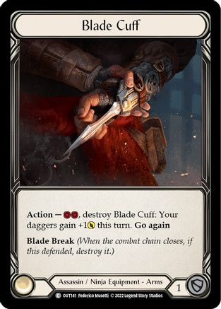 Blade Cuff [OUT141] (Outsiders)  Cold Foil-3