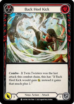 Back Heel Kick (Red) [OUT065] (Outsiders)  Rainbow Foil-3
