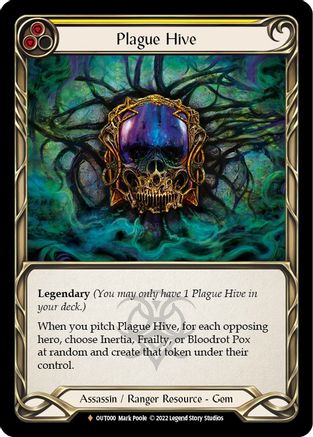 Plague Hive [OUT000] (Outsiders)  Rainbow Foil-1