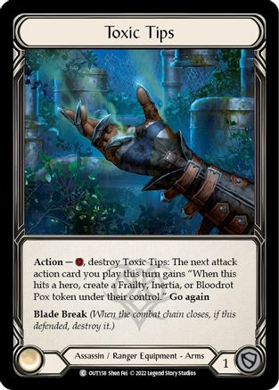 Toxic Tips [OUT158] (Outsiders)  Cold Foil-1