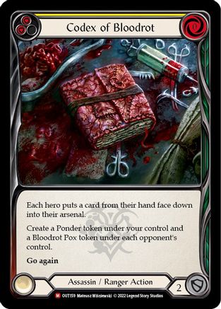 Codex of Bloodrot (OUT159) - Outsiders Cold Foil-1