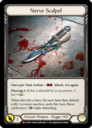 Nerve Scalpel [OUT005] (Outsiders)  Cold Foil-1