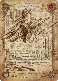 Codex of Inertia (Marvel Cold Foil) [OUT161] (Outsiders)  Cold Foil-1