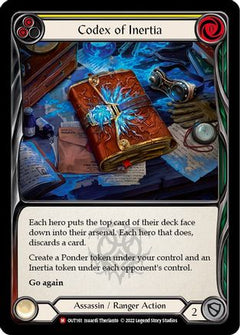 Codex of Inertia [OUT161] (Outsiders)  Rainbow Foil-1