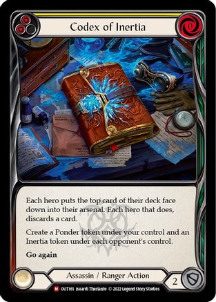 Codex of Inertia [OUT161] (Outsiders)-1