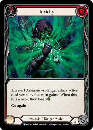 Toxicity (Red) [OUT165] (Outsiders)  Rainbow Foil-1