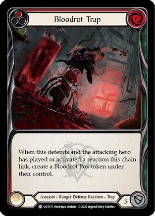 Bloodrot Trap (Red) [OUT171] (Outsiders)  Rainbow Foil-1