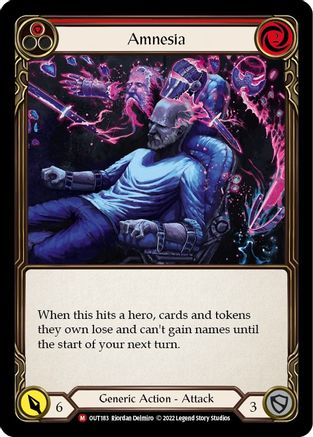 Amnesia [OUT183] (Outsiders)  Rainbow Foil-1