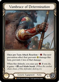 Vambrace of Determination [OUT174] (Outsiders)  Rainbow Foil-3