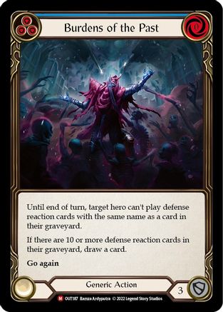 Burdens of the Past [OUT187] (Outsiders)  Rainbow Foil-1