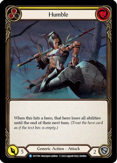 Humble (Yellow) [OUT190] (Outsiders)  Rainbow Foil-1