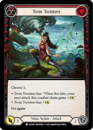 Twin Twisters (Red) [OUT086] (Outsiders)-1