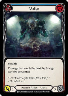 Malign (Blue) [OUT032] (Outsiders)  Rainbow Foil-3