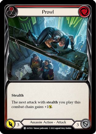 Prowl (Red) [OUT033] (Outsiders)  Rainbow Foil-1