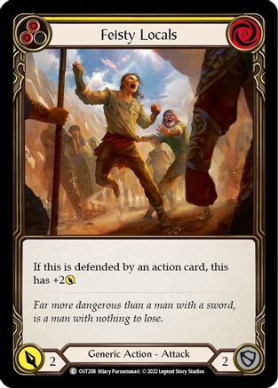 Feisty Locals (Yellow) [OUT208] (Outsiders)  Rainbow Foil-1