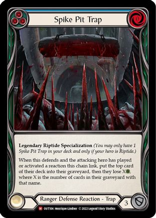 Spike Pit Trap [OUT104] (Outsiders)  Rainbow Foil-1