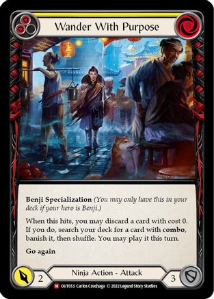 Wander With Purpose [OUT053] (Outsiders)  Rainbow Foil-3
