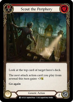 Scout the Periphery (Red) [OUT225] (Outsiders)  Rainbow Foil-1