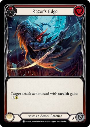 Razor's Edge (Red) [ARA016] (Outsiders Arakni Blitz Deck)-1