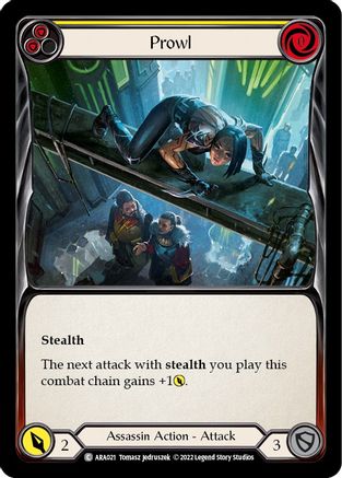 Prowl (Yellow) [ARA021] (Outsiders Arakni Blitz Deck)-1
