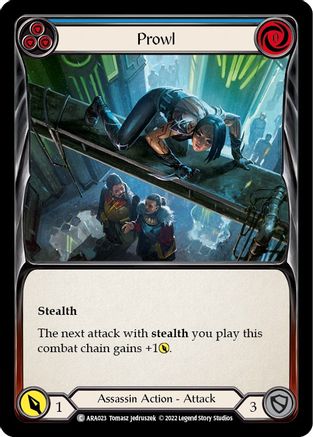 Prowl (Blue) [ARA023] (Outsiders Arakni Blitz Deck)-1