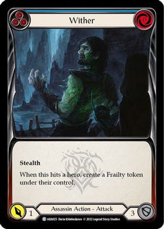 Wither (Blue) [ARA025] (Outsiders Arakni Blitz Deck)-1
