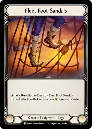 Fleet Foot Sandals [BEN006] (Outsiders Benji Blitz Deck)-1