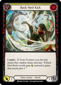 Back Heel Kick (Yellow) [BEN014] (Outsiders Benji Blitz Deck)-1