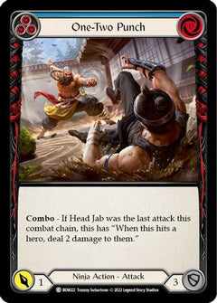 One-Two Punch (Blue) [BEN022] (Outsiders Benji Blitz Deck)-1