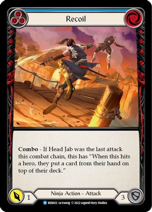 Recoil (Blue) [BEN023] (Outsiders Benji Blitz Deck)-1