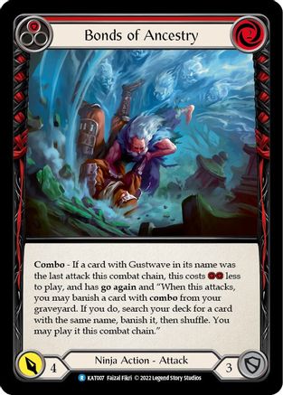 Bonds of Ancestry (Red) [KAT007] (Outsiders Katsu Blitz Deck)-1
