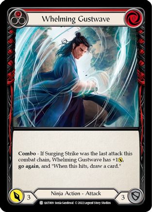 Whelming Gustwave (Red) [KAT009] (Outsiders Katsu Blitz Deck)-1