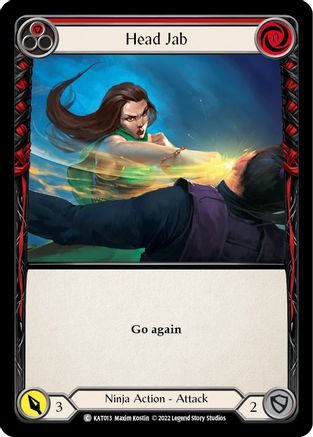 Head Jab (Red) [KAT013] (Outsiders Katsu Blitz Deck)-1