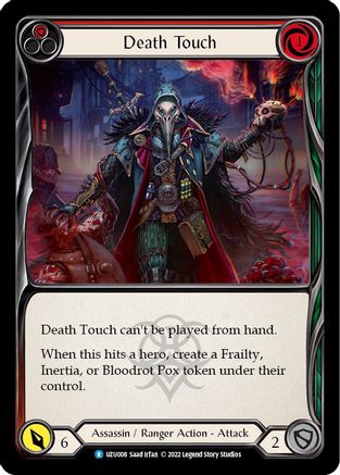 Death Touch (Red) [UZU008] (Outsiders Uzuri Blitz Deck)-1