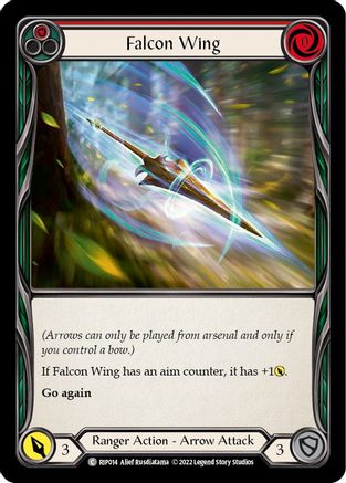 Falcon Wing (Red) [RIP014] (Outsiders Riptide Blitz Deck)-1