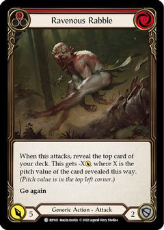Ravenous Rabble (Red) [RIP021] (Outsiders Riptide Blitz Deck)-1