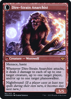 Volatile Arsonist (PRE-181) - Innistrad: Crimson Vow Promos: (Double Faced Transform) Foil-2