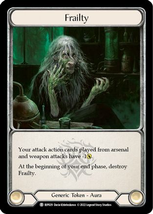 Frailty [RIP029] (Outsiders Riptide Blitz Deck)-1
