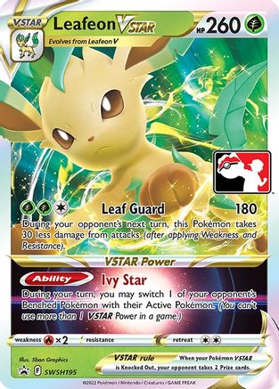 Leafeon VSTAR (SWSH195) [Prize Pack Series Two]-3
