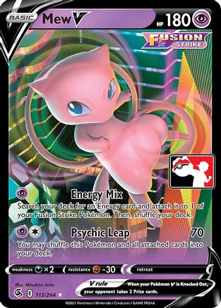 Mew V (113/264) [Prize Pack Series Two]-3