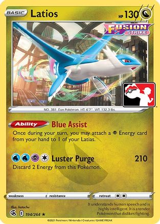 Latios (194/264) [Prize Pack Series Two]-3