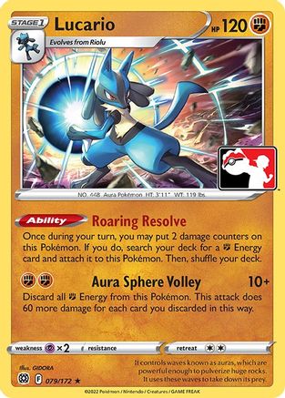 Lucario (079/172) [Prize Pack Series Two]-3