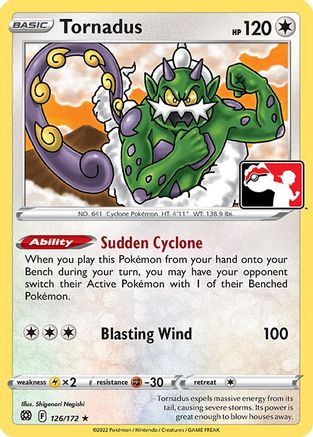 Tornadus (126/172) [Prize Pack Series Two]-3