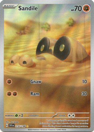Sandile (216/198) [Scarlet & Violet: Base Set]-1