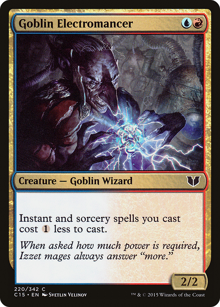 Goblin Electromancer [Commander 2015]-1