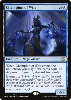 Champion of Wits [Streets of New Capenna Commander]-1